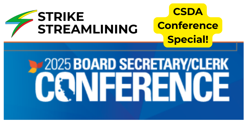 CSDA Conference Special District Streamlining Professional Training 2 hrs 
