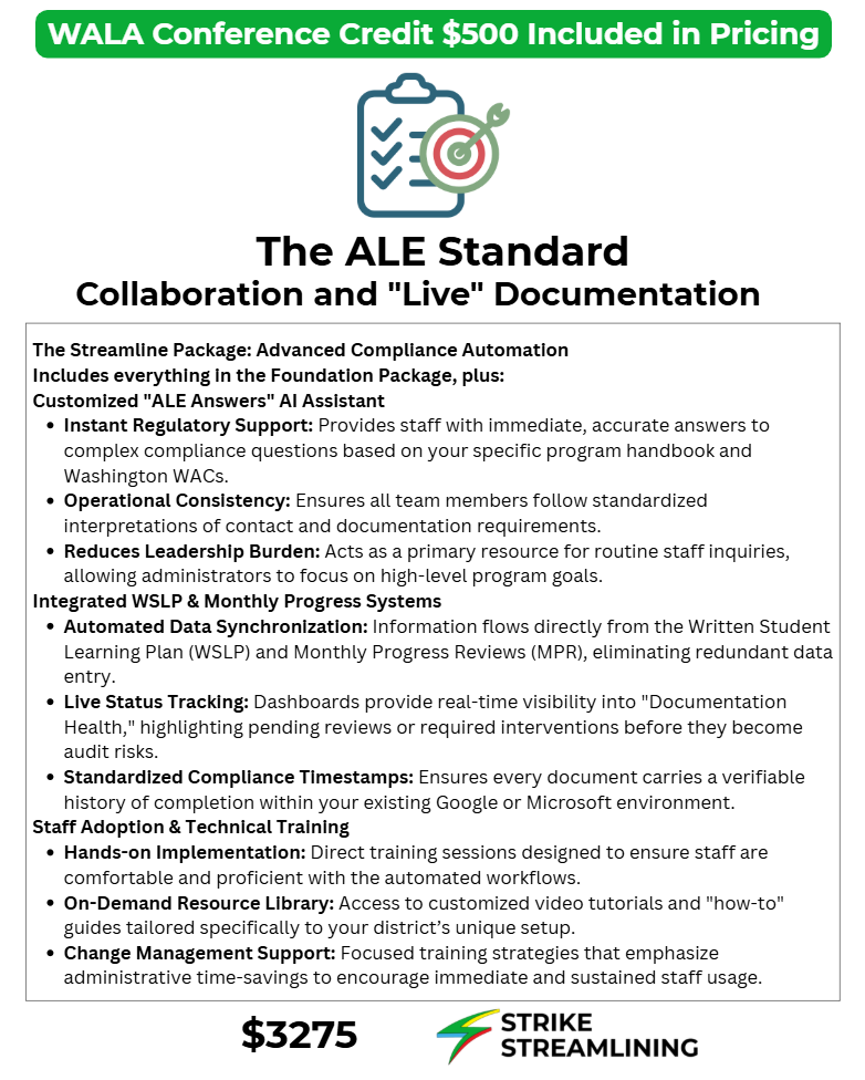 WA ALE: The ALE Standard