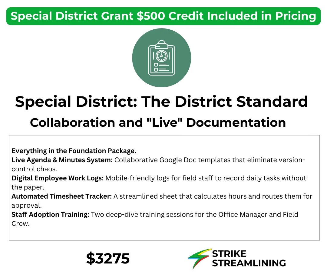 Special District: The District Standard
